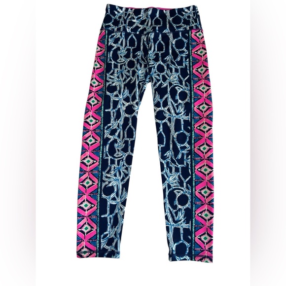 Lilly Pulitzer Luxletic Yoga Pants Size Medium - Picture 3 of 10